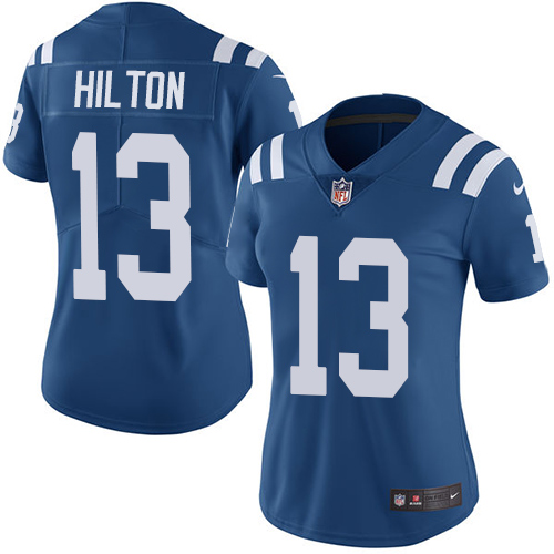 Nike Colts #13 T.Y. Hilton Royal Blue Team Color Women's Stitched NFL Vapor Untouchable Limited Jersey Nike Colts #13 T.Y. Hilton Royal Blue Team Color Women's Stitched NFL Vapor Untouchable Limited Jersey