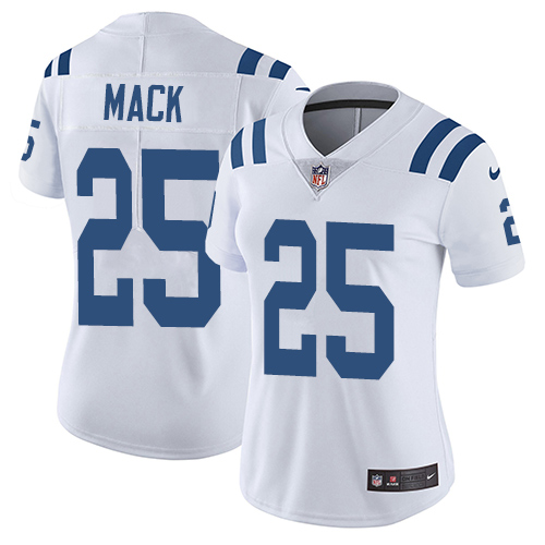 Nike Colts #25 Marlon Mack White Women's Stitched NFL Vapor Untouchable Limited Jersey Nike Colts #25 Marlon Mack White Women's Stitched NFL Vapor Untouchable Limited Jersey