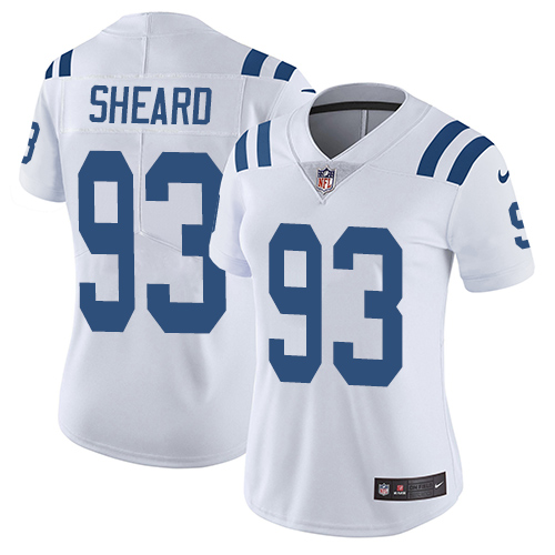 Nike Colts #93 Jabaal Sheard White Women's Stitched NFL Vapor Untouchable Limited Jersey Nike Colts #93 Jabaal Sheard White Women's Stitched NFL Vapor Untouchable Limited Jersey