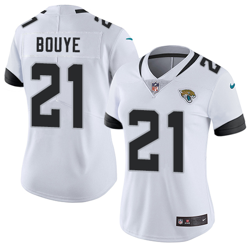 Nike Jaguars #21 A.J. Bouye White Women's Stitched NFL Vapor Untouchable Limited Jersey Nike Jaguars #21 A.J. Bouye White Women's Stitched NFL Vapor Untouchable Limited Jersey