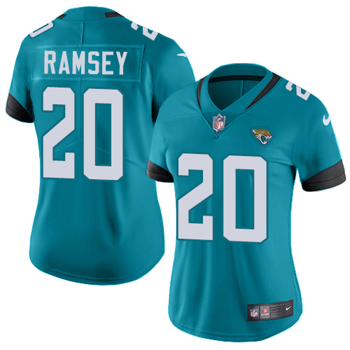 Nike Jaguars #20 Jalen Ramsey Teal Green Alternate Women's Stitched NFL Vapor Untouchable Limited Jersey