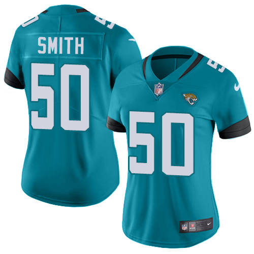 Nike Jaguars #50 Telvin Smith Teal Green Alternate Women's Stitched NFL Vapor Untouchable Limited Jersey Nike Jaguars #50 Telvin Smith Teal Green Alternate Women's Stitched NFL Vapor Untouchable Limited Jersey