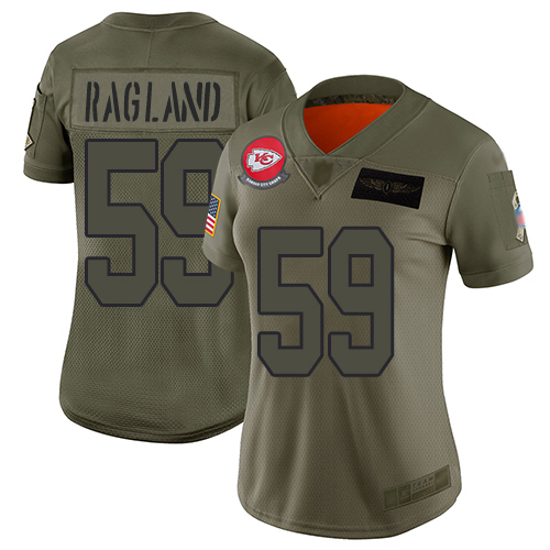 Nike Chiefs #59 Reggie Ragland Camo Women's Stitched NFL Limited 2019 Salute to Service Jersey Nike Chiefs #59 Reggie Ragland Camo Women's Stitched NFL Limited 2019 Salute to Service Jersey