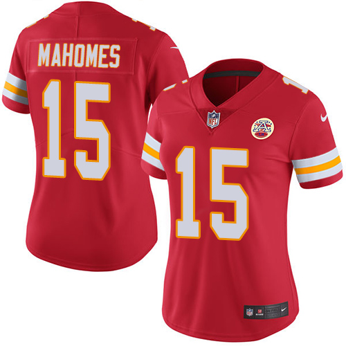 Nike Chiefs #15 Patrick Mahomes Red Team Color Women's Stitched NFL Vapor Untouchable Limited Jersey Nike Chiefs #15 Patrick Mahomes Red Team Color Women's Stitched NFL Vapor Untouchable Limited Jersey