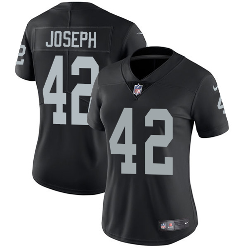 Nike Raiders #42 Karl Joseph Black Team Color Women's Stitched NFL Vapor Untouchable Limited Jersey Nike Raiders #42 Karl Joseph Black Team Color Women's Stitched NFL Vapor Untouchable Limited Jersey