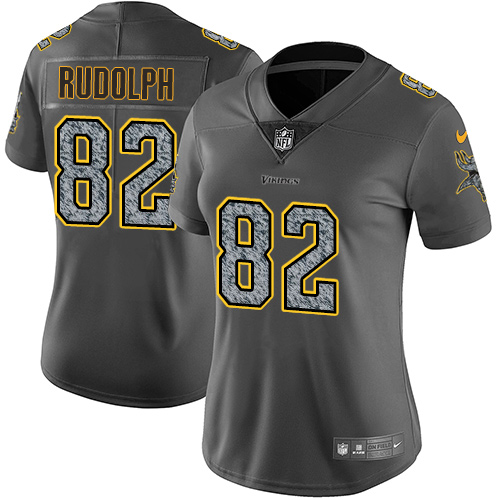Nike Vikings #82 Kyle Rudolph Gray Static Women's Stitched NFL Vapor Untouchable Limited Jersey Nike Vikings #82 Kyle Rudolph Gray Static Women's Stitched NFL Vapor Untouchable Limited Jersey