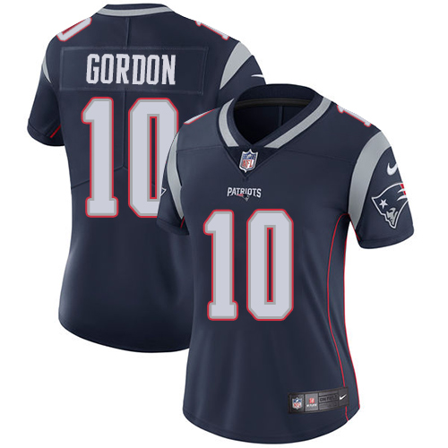 Nike Patriots #10 Josh Gordon Navy Blue Team Color Women's Stitched NFL Vapor Untouchable Limited Jersey Nike Patriots #10 Josh Gordon Navy Blue Team Color Women's Stitched NFL Vapor Untouchable Limited Jersey
