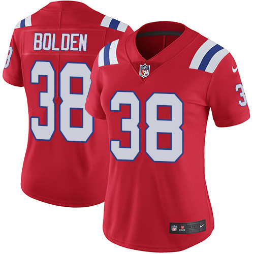 Nike Patriots #38 Brandon Bolden Red Alternate Women's Stitched NFL Vapor Untouchable Limited Jersey Nike Patriots #38 Brandon Bolden Red Alternate Women's Stitched NFL Vapor Untouchable Limited Jersey