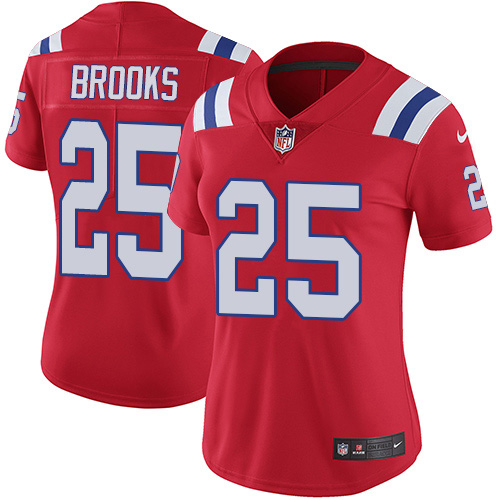 Nike Patriots #25 Terrence Brooks Red Alternate Women's Stitched NFL Vapor Untouchable Limited Jersey Nike Patriots #25 Terrence Brooks Red Alternate Women's Stitched NFL Vapor Untouchable Limited Jersey