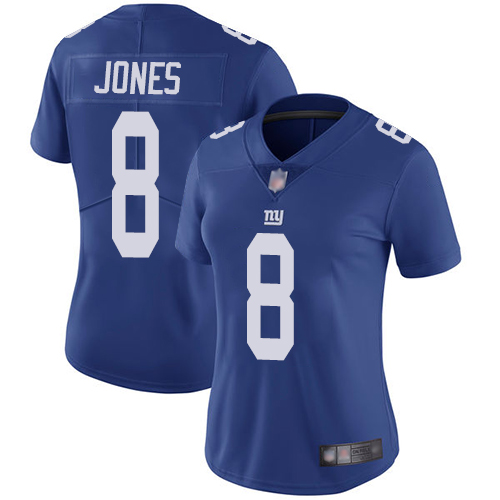 Nike Giants #8 Daniel Jones Royal Blue Team Color Women's Stitched NFL Vapor Untouchable Limited Jersey Nike Giants #8 Daniel Jones Royal Blue Team Color Women's Stitched NFL Vapor Untouchable Limited Jersey