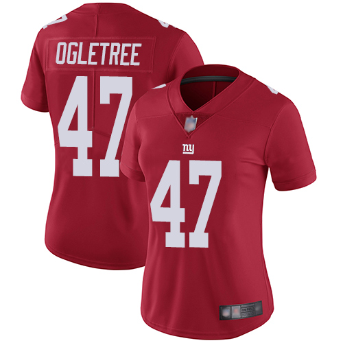 Nike Giants #47 Alec Ogletree Red Alternate Women's Stitched NFL Vapor Untouchable Limited Jersey Nike Giants #47 Alec Ogletree Red Alternate Women's Stitched NFL Vapor Untouchable Limited Jersey