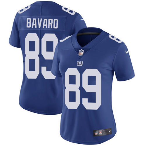 Nike Giants #89 Mark Bavaro Royal Blue Team Color Women's Stitched NFL Vapor Untouchable Limited Jersey Nike Giants #89 Mark Bavaro Royal Blue Team Color Women's Stitched NFL Vapor Untouchable Limited Jersey