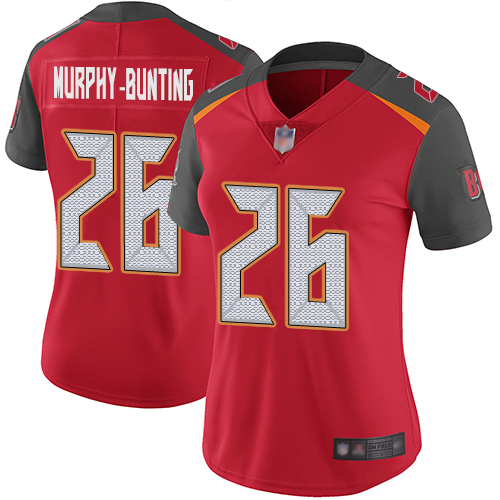 Nike Buccaneers #26 Sean Murphy-Bunting Red Team Color Women's Stitched NFL Vapor Untouchable Limited Jersey Nike Buccaneers #26 Sean Murphy-Bunting Red Team Color Women's Stitched NFL Vapor Untouchable Limited Jersey