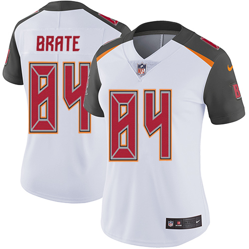 Nike Buccaneers #84 Cameron Brate White Women's Stitched NFL Vapor Untouchable Limited Jersey Nike Buccaneers #84 Cameron Brate White Women's Stitched NFL Vapor Untouchable Limited Jersey