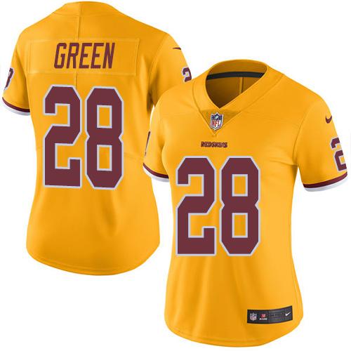 Nike Redskins #28 Darrell Green Gold Women's Stitched NFL Limited Rush Jersey Nike Redskins #28 Darrell Green Gold Women's Stitched NFL Limited Rush Jersey
