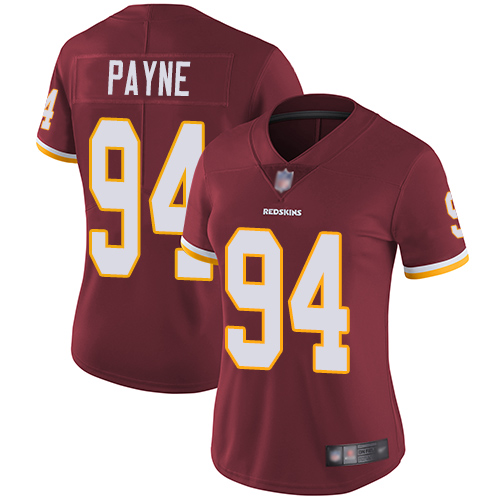 Nike Redskins #94 Da'Ron Payne Burgundy Red Team Color Women's Stitched NFL Vapor Untouchable Limited Jersey Nike Redskins #94 Da'Ron Payne Burgundy Red Team Color Women's Stitched NFL Vapor Untouchable Limited Jersey