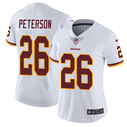 Nike Redskins #26 Adrian Peterson White Women's Stitched NFL Vapor Untouchable Limited Jersey Nike Redskins #26 Adrian Peterson White Women's Stitched NFL Vapor Untouchable Limited Jersey
