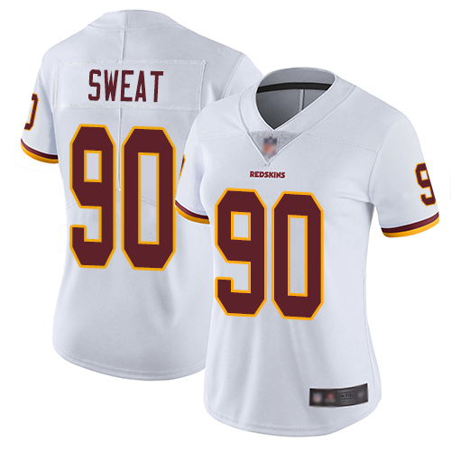 Nike Redskins #90 Montez Sweat White Women's Stitched NFL Vapor Untouchable Limited Jersey Nike Redskins #90 Montez Sweat White Women's Stitched NFL Vapor Untouchable Limited Jersey