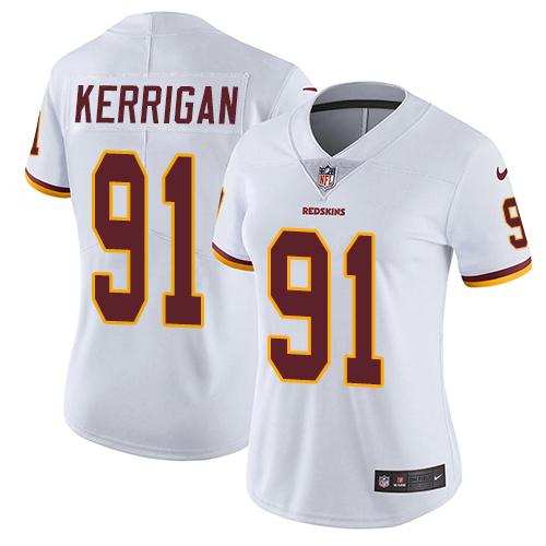 Nike Redskins #91 Ryan Kerrigan White Women's Stitched NFL Vapor Untouchable Limited Jersey Nike Redskins #91 Ryan Kerrigan White Women's Stitched NFL Vapor Untouchable Limited Jersey
