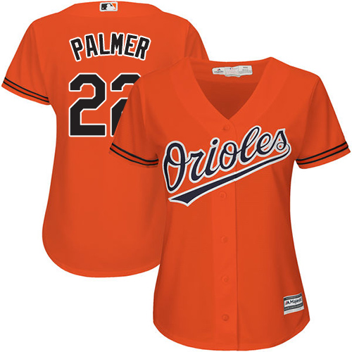 Orioles #22 Jim Palmer Orange Alternate Women's Stitched MLB Jersey Orioles #22 Jim Palmer Orange Alternate Women's Stitched MLB Jersey