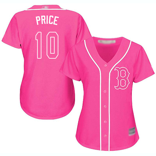 Red Sox #10 David Price Pink Fashion Women's Stitched MLB Jersey Red Sox #10 David Price Pink Fashion Women's Stitched MLB Jersey