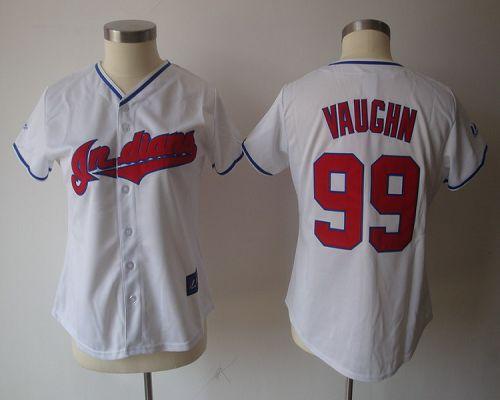 Indians #99 Ricky Vaughn White Women's Fashion Stitched MLB Jersey Indians #99 Ricky Vaughn White Women's Fashion Stitched MLB Jersey