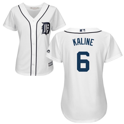Tigers #6 Al Kaline White Home Women's Stitched MLB Jersey Tigers #6 Al Kaline White Home Women's Stitched MLB Jersey