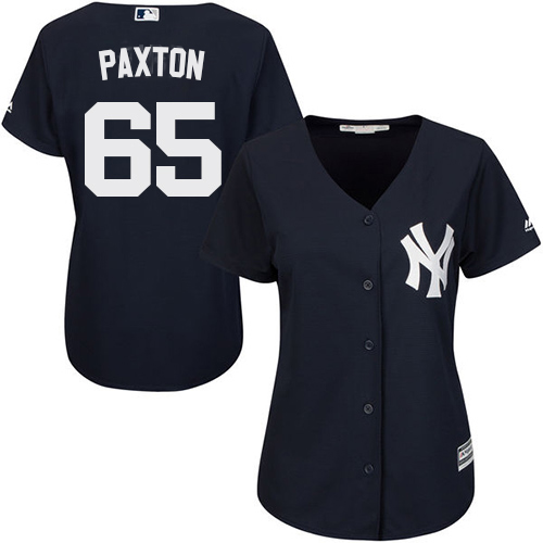 Yankees #65 James Paxton Navy Blue Alternate Women's Stitched MLB Jersey Yankees #65 James Paxton Navy Blue Alternate Women's Stitched MLB Jersey