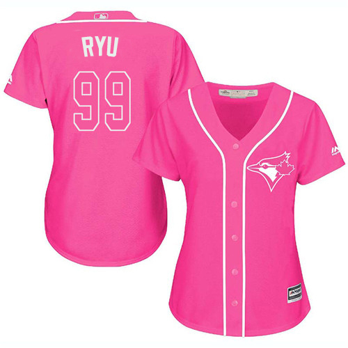 Women's Blue Jays Custom Pink Fashion Stitched baseball Jersey Women's Blue Jays Custom Pink Fashion Stitched baseball Jersey