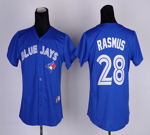 Blue Jays #28 Colby Rasmus Blue Women's Fashion Stitched MLB Jersey Blue Jays #28 Colby Rasmus Blue Women's Fashion Stitched MLB Jersey