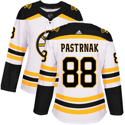 Adidas Bruins #88 David Pastrnak White Road Authentic Women's Stitched NHL Jersey Adidas Bruins #88 David Pastrnak White Road Authentic Women's Stitched NHL Jersey
