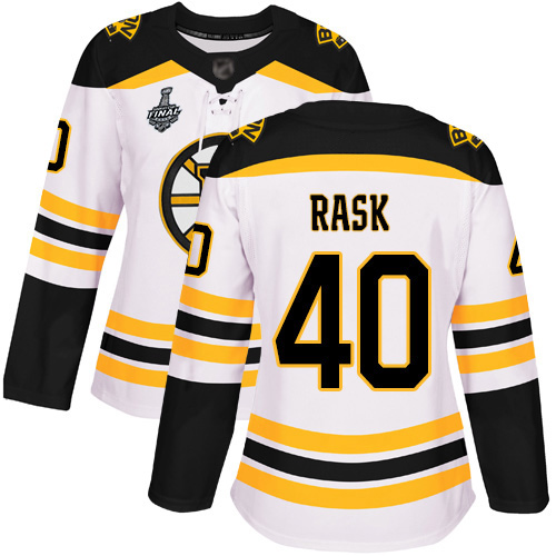 Adidas Bruins #40 Tuukka Rask White Road Authentic Stanley Cup Final Bound Women's Stitched NHL Jersey Adidas Bruins #40 Tuukka Rask White Road Authentic Stanley Cup Final Bound Women's Stitched NHL Jersey
