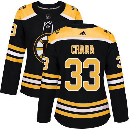 Adidas Bruins #33 Zdeno Chara Black Home Authentic Women's Stitched NHL Jersey Adidas Bruins #33 Zdeno Chara Black Home Authentic Women's Stitched NHL Jersey