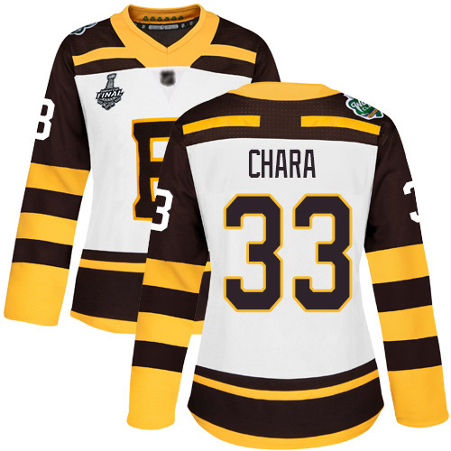Adidas Bruins #33 Zdeno Chara White Authentic 2019 Winter Classic Stanley Cup Final Bound Women's Stitched NHL Jersey Adidas Bruins #33 Zdeno Chara White Authentic 2019 Winter Classic Stanley Cup Final Bound Women's Stitched NHL Jersey