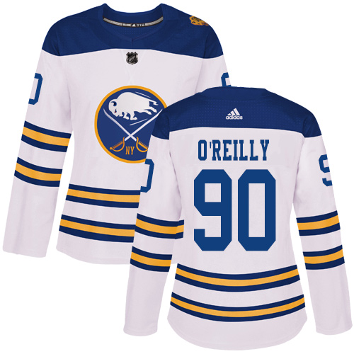 Adidas Sabres #90 Ryan O'Reilly White Authentic 2018 Winter Classic Women's Stitched NHL Jersey Adidas Sabres #90 Ryan O'Reilly White Authentic 2018 Winter Classic Women's Stitched NHL Jersey