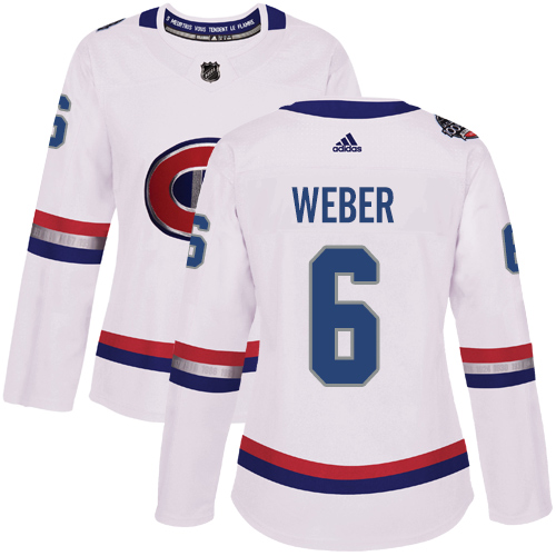 Adidas Canadiens #6 Shea Weber White Authentic 2017 100 Classic Women's Stitched NHL Jersey Adidas Canadiens #6 Shea Weber White Authentic 2017 100 Classic Women's Stitched NHL Jersey