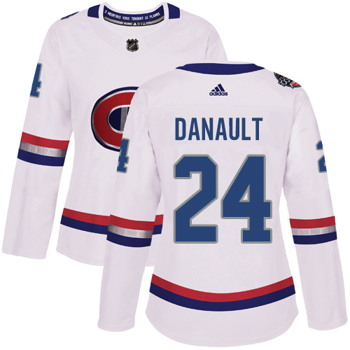 Adidas Canadiens #24 Phillip Danault White Authentic 2017 100 Classic Women's Stitched NHL Jersey Adidas Canadiens #24 Phillip Danault White Authentic 2017 100 Classic Women's Stitched NHL Jersey