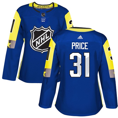 Adidas Canadiens #31 Carey Price Royal 2018 All-Star Atlantic Division Authentic Women's Stitched NHL Jersey