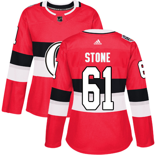 Adidas Senators #61 Mark Stone Red Authentic 2017 100 Classic Women's Stitched NHL Jersey Adidas Senators #61 Mark Stone Red Authentic 2017 100 Classic Women's Stitched NHL Jersey