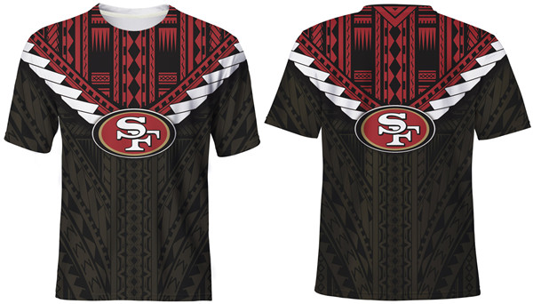 Men's San Francisco 49ers Black T-Shirt