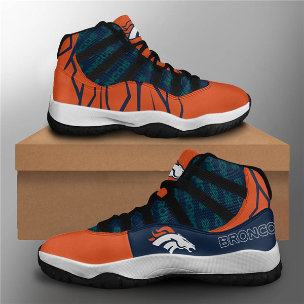 Women's Denver Broncos Air Jordan 11 Sneakers 3001