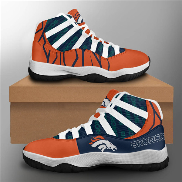Men's Denver Broncos Air Jordan 11 Sneakers 2002