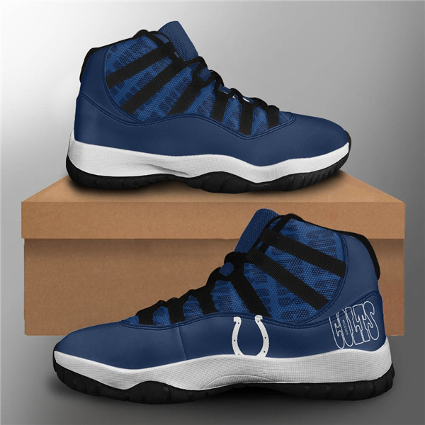 Women's Indianapolis Colts Air Jordan 11 Sneakers 3001 Women's Indianapolis Colts Air Jordan 11 Sneakers 3001