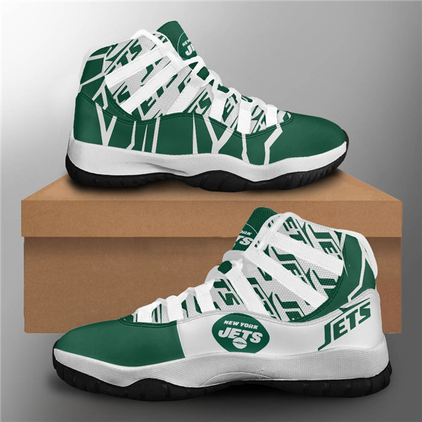 Women's New York Jets Air Jordan 11 Sneakers 3002 Women's New York Jets Air Jordan 11 Sneakers 3002