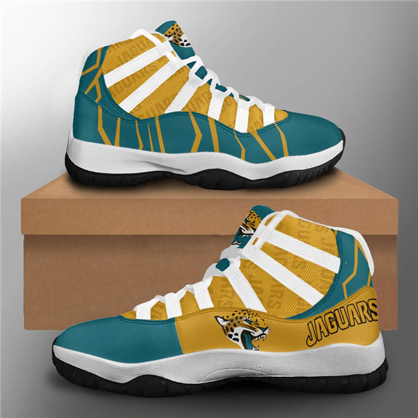 Men's Jacksonville Jaguars Air Jordan 11 Sneakers 2002