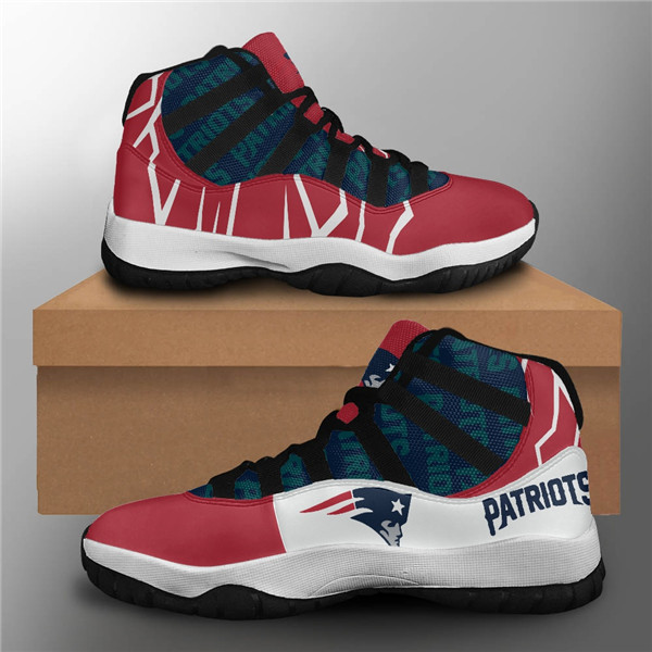 Women's New England Patriots Air Jordan 11 Sneakers 3002 Women's New England Patriots Air Jordan 11 Sneakers 3002