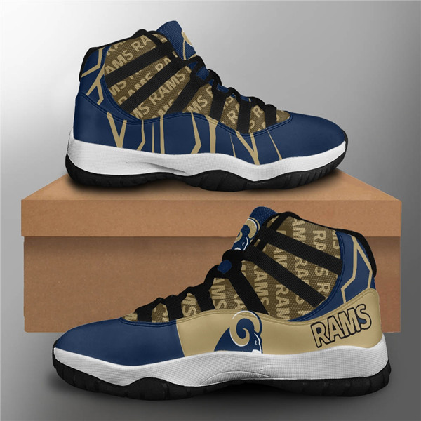 Men's Los Angeles Rams Air Jordan 11 Sneakers 2001