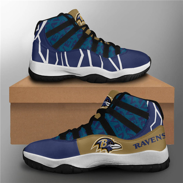 Women's Baltimore Ravens Air Jordan 11 Sneakers 3002 Women's Baltimore Ravens Air Jordan 11 Sneakers 3002