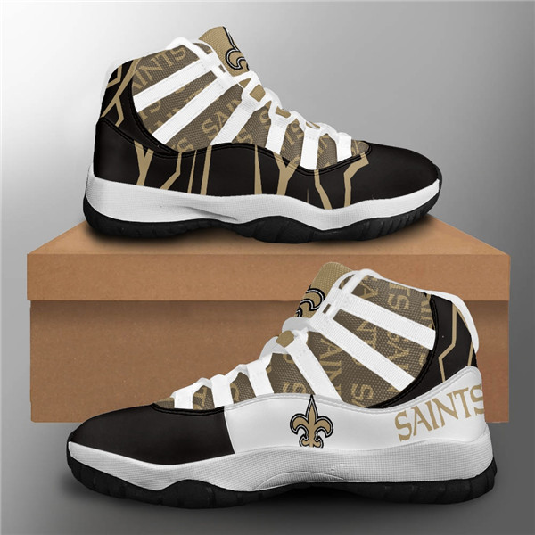 Women's New Orleans Saints Air Jordan 11 Sneakers 3002