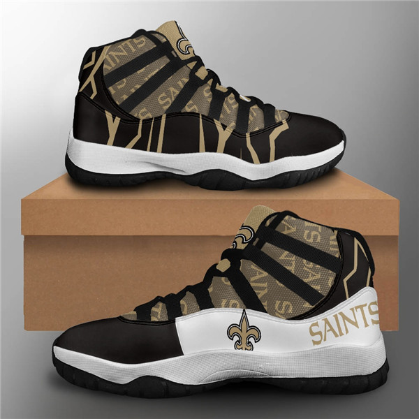 Men's New Orleans Saints Air Jordan 11 Sneakers 2002